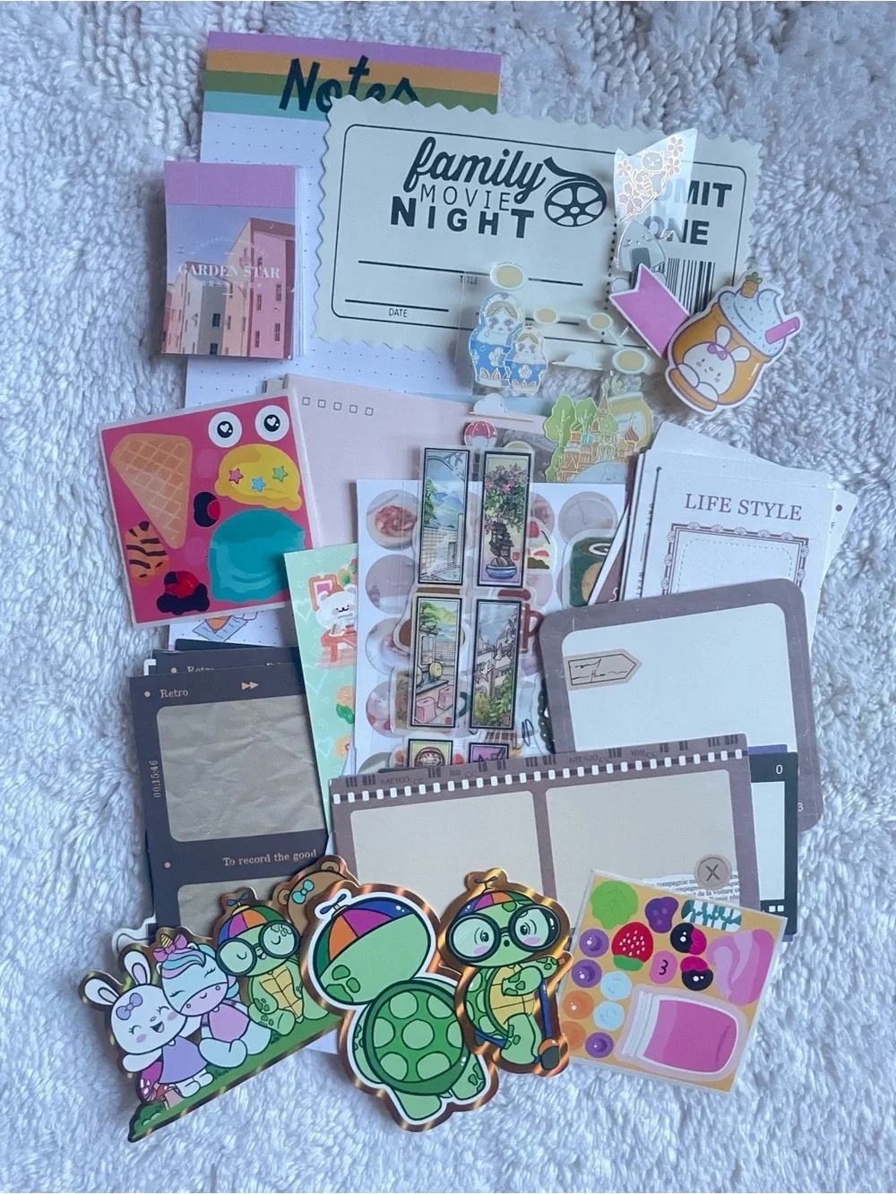 FAST SALE Huge Aesthetic Stationery & Planner Sticker Lot